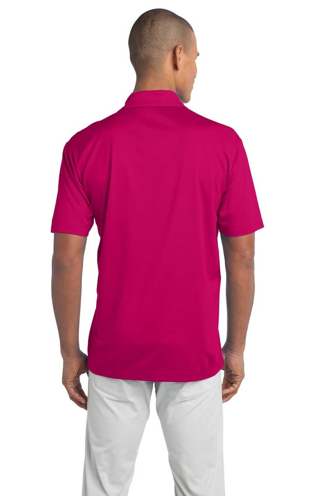 Port Authority K540 Silk Touch Performance Polo - Pink Raspberry - HIT a Double - 2