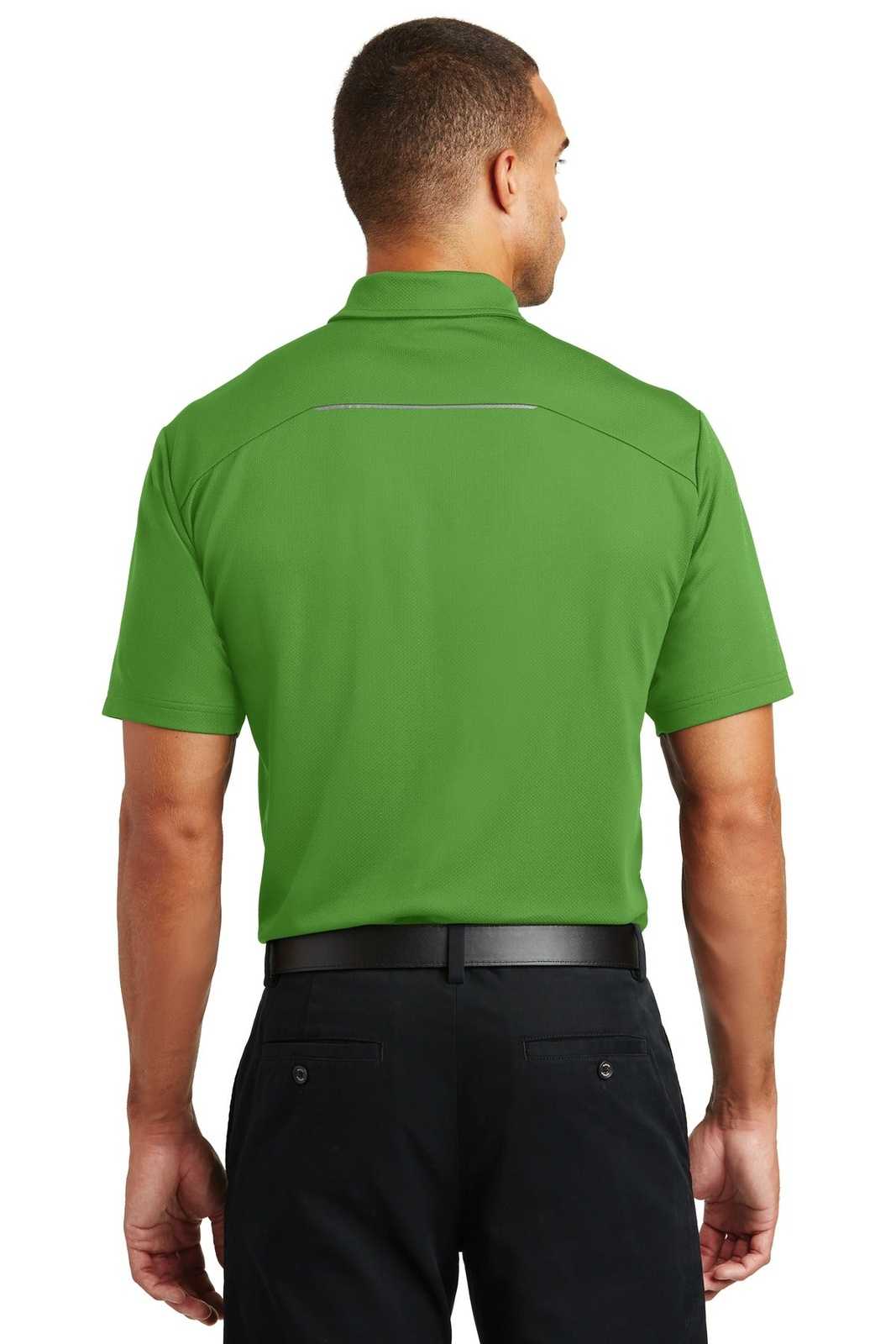 Port Authority K580 Pinpoint Mesh Polo - Treetop Green - HIT a Double - 1