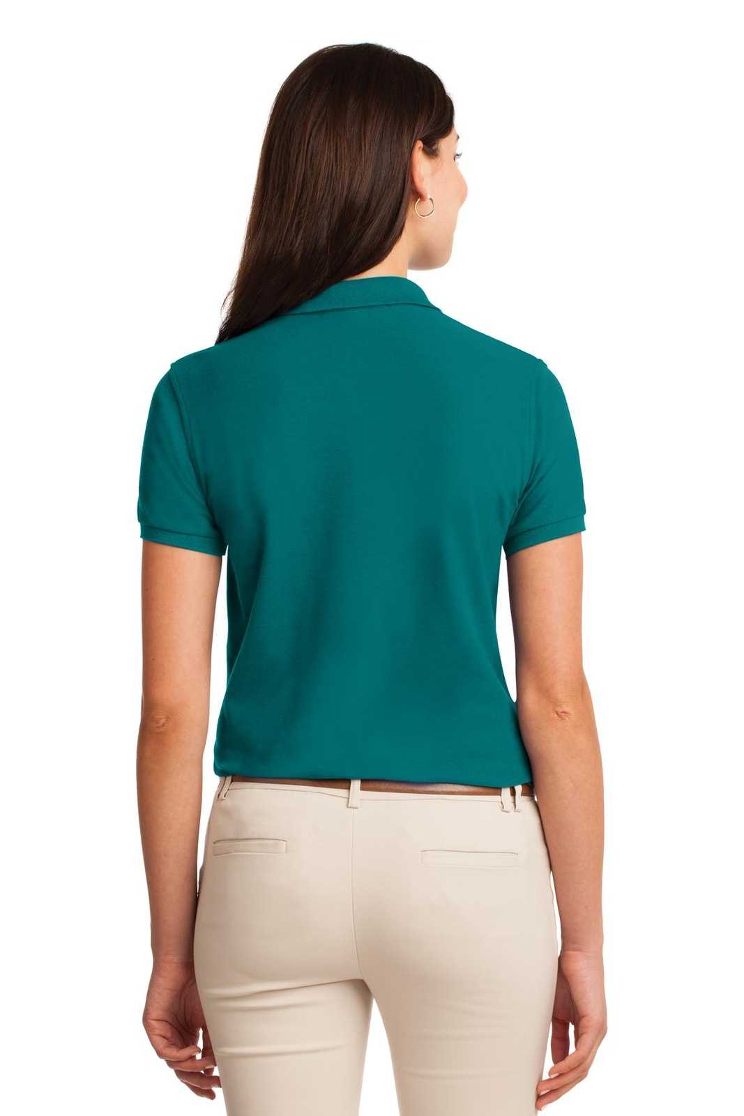 Port Authority L500 Ladies Silk Touch Polo - Teal Green - HIT a Double - 1