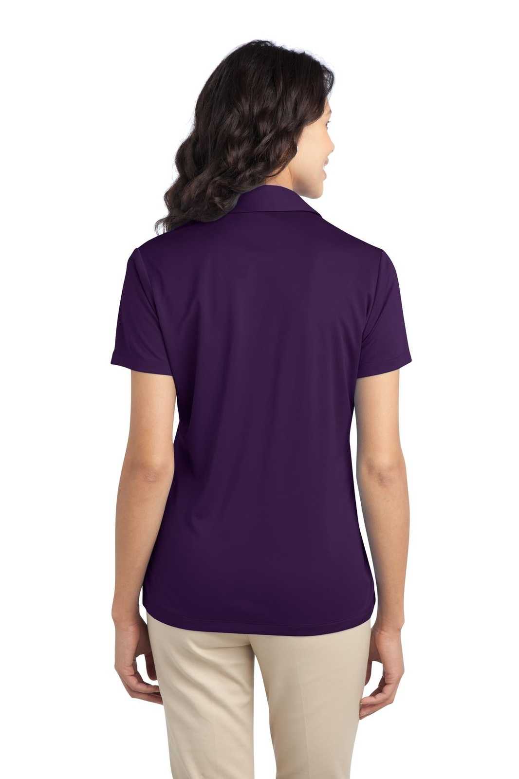 Port Authority L540 Ladies Silk Touch Performance Polo - Bright Purple - HIT a Double - 1