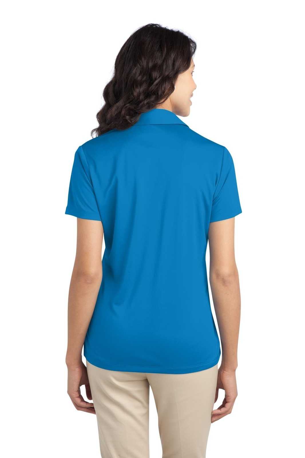 Port Authority L540 Ladies Silk Touch Performance Polo - Brilliant Blue - HIT a Double - 1