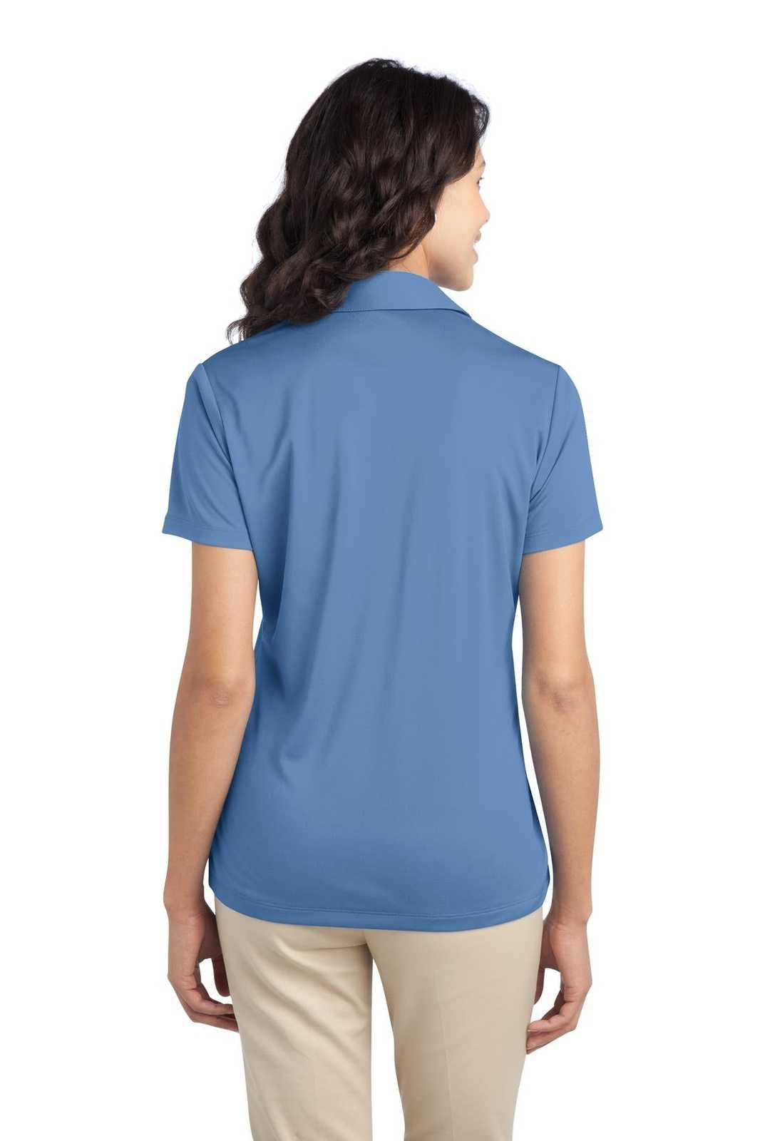 Port Authority L540 Ladies Silk Touch Performance Polo - Carolina Blue - HIT a Double - 1