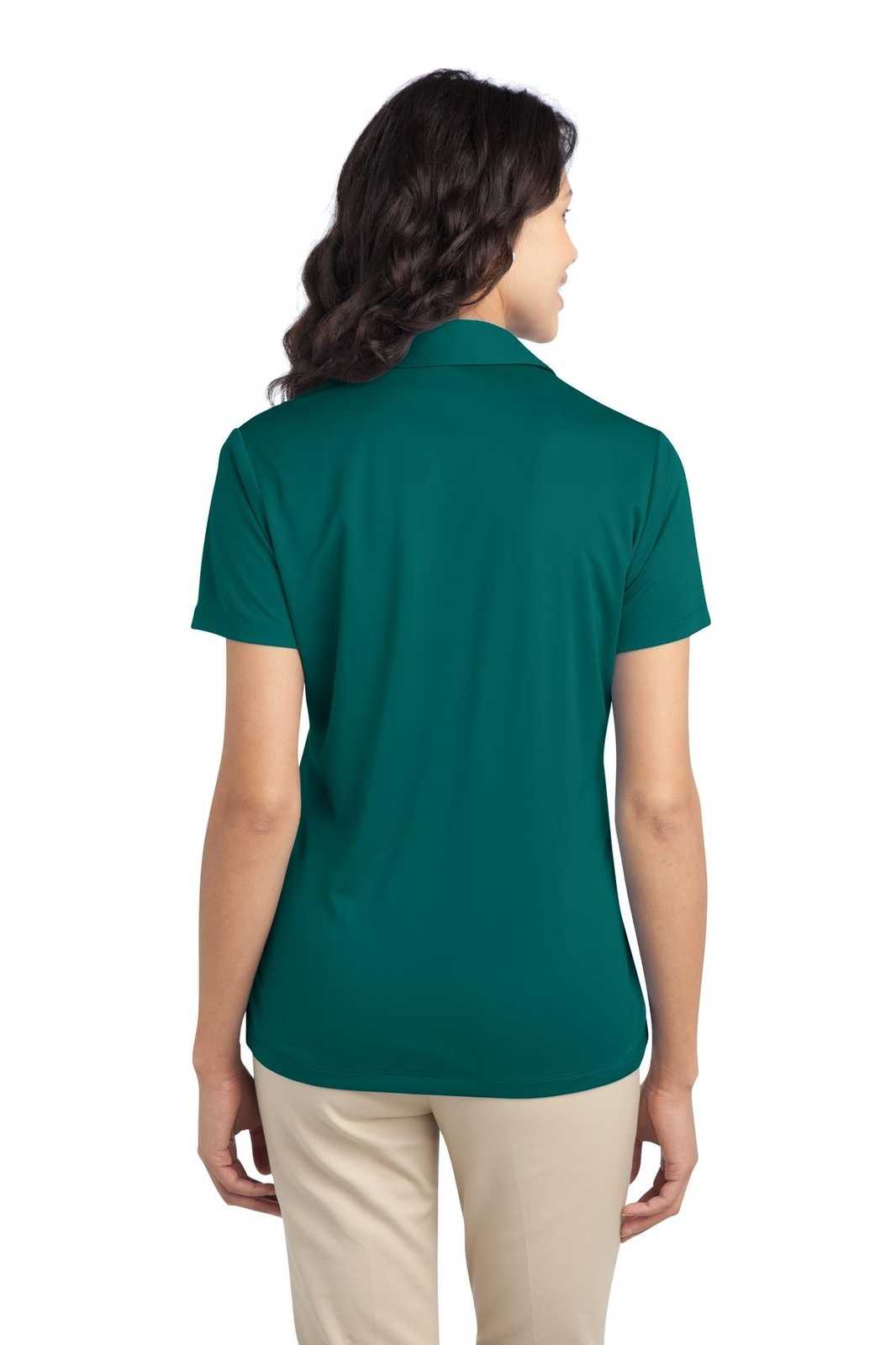 Port Authority L540 Ladies Silk Touch Performance Polo - Teal Green - HIT a Double - 1
