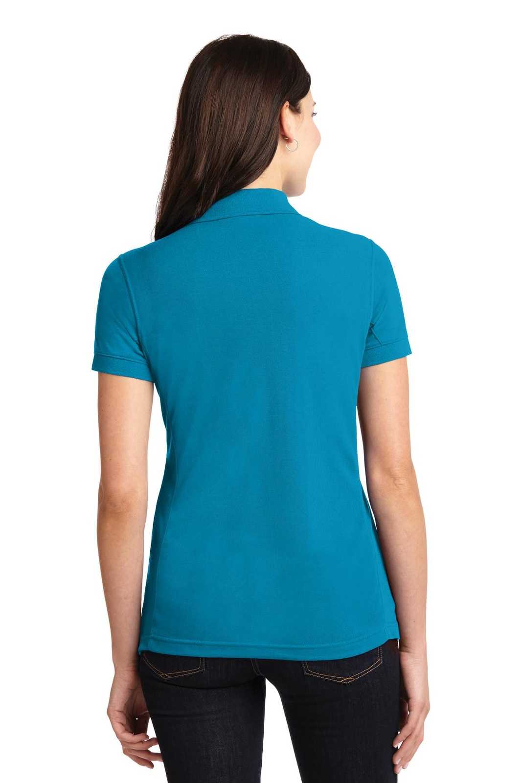 Port Authority L567 Ladies 5-In-1 Performance Pique Polo - Blue Wake - HIT a Double - 1