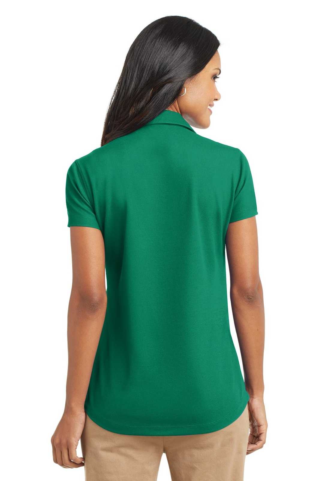 Port Authority L572 Ladies Dry Zone Grid Polo - Jewel Green - HIT a Double - 2