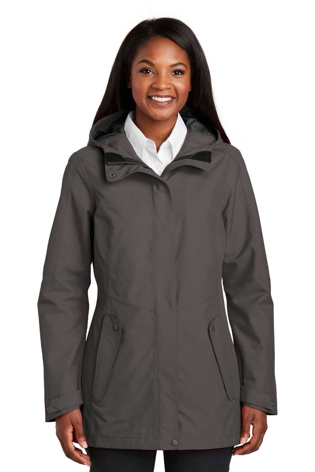 Port Authority L900 Ladies Collective Outer Shell Jacket - Graphite - HIT a Double - 1