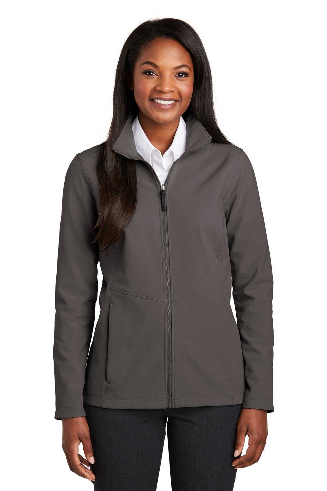 Port Authority L901 Ladies Collective Soft Shell Jacket - Graphite - HIT a Double - 1