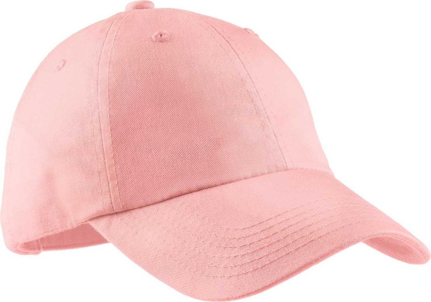 Port Authority LPWU Ladies Garment-Washed Cap - Light Pink - HIT a Double - 1