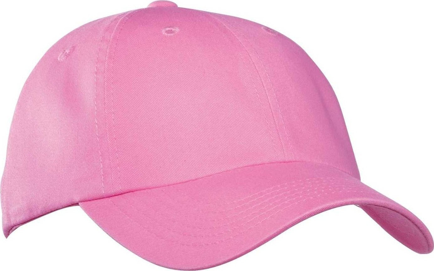Port Authority PWU Garment-Washed Cap - Bright Pink - HIT a Double - 1