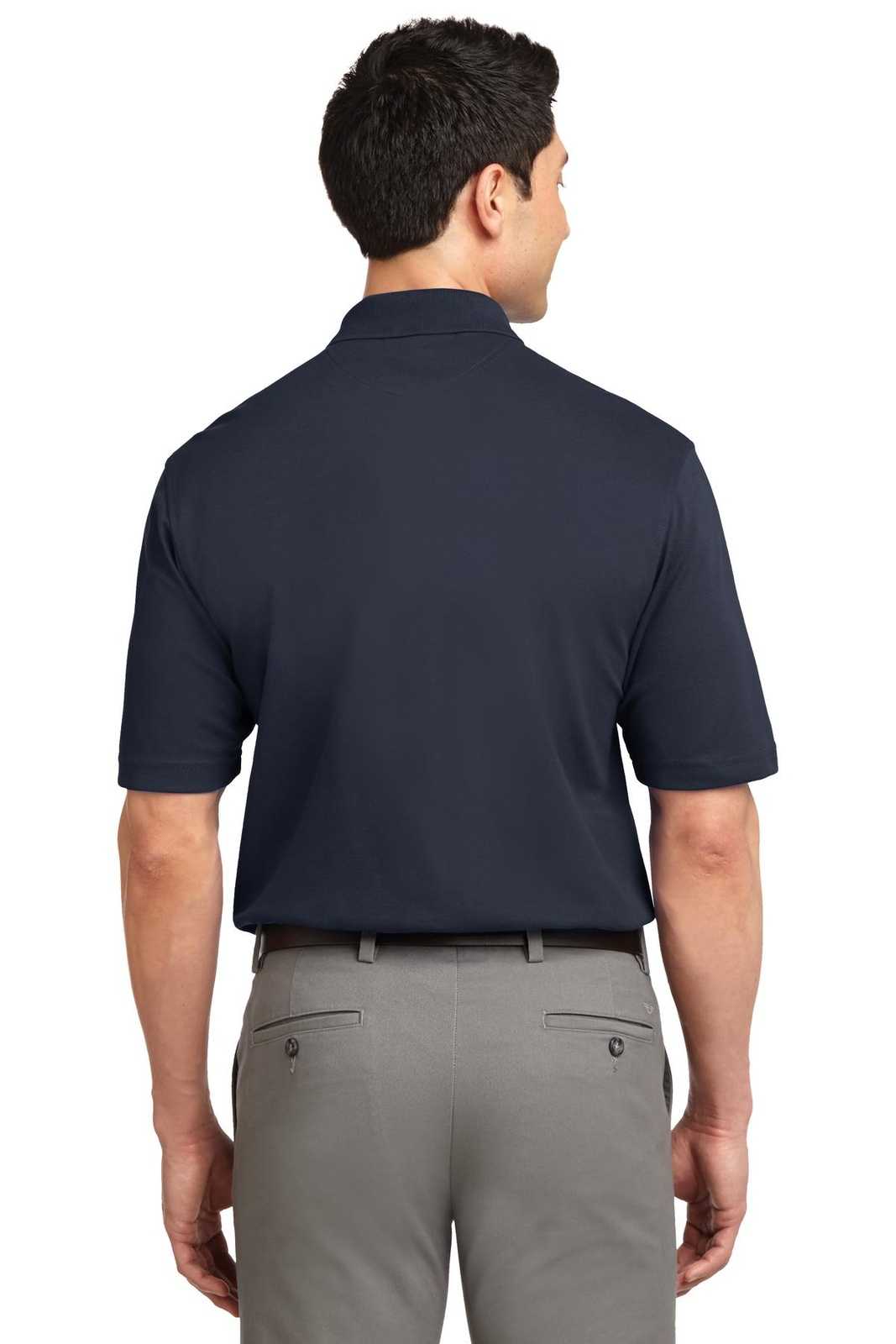 Port Authority TLK455 Tall Rapid Dry Polo - Classic Navy - HIT a Double - 1