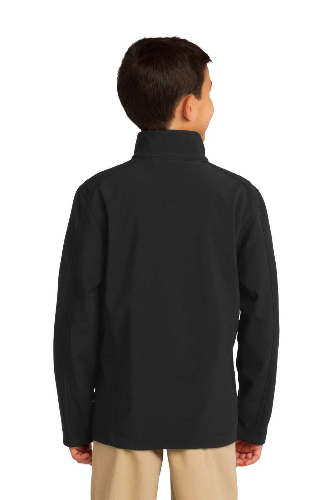 Port Authority Y317 Youth Core Soft Shell Jacket - Black - HIT a Double - 1