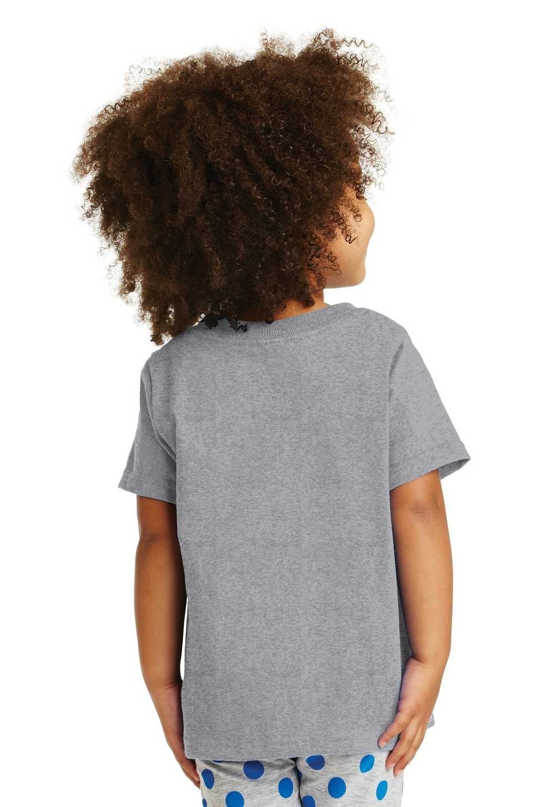 Port & Company CAR54T Toddler Core Cotton Tee - Athletic Heather - HIT a Double - 1