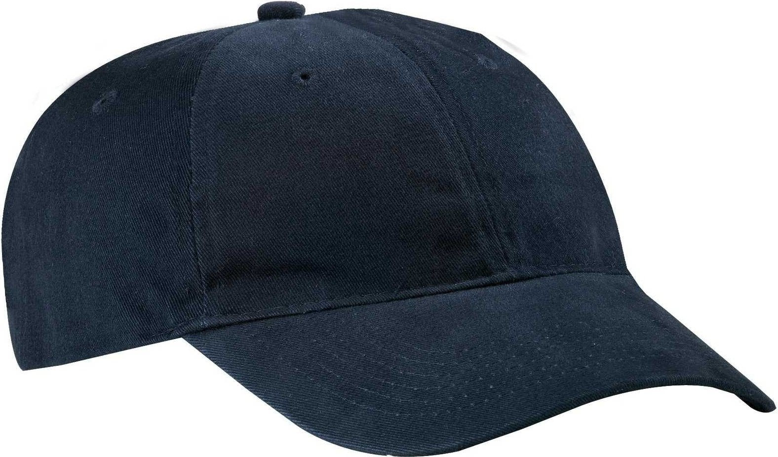 Port & Company CP77 Brushed Twill Low Profile Cap - Navy - HIT a Double - 1