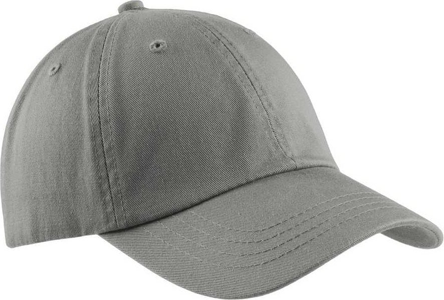 Port & Company CP78 Washed Twill Cap - Deep Smoke - HIT a Double - 1