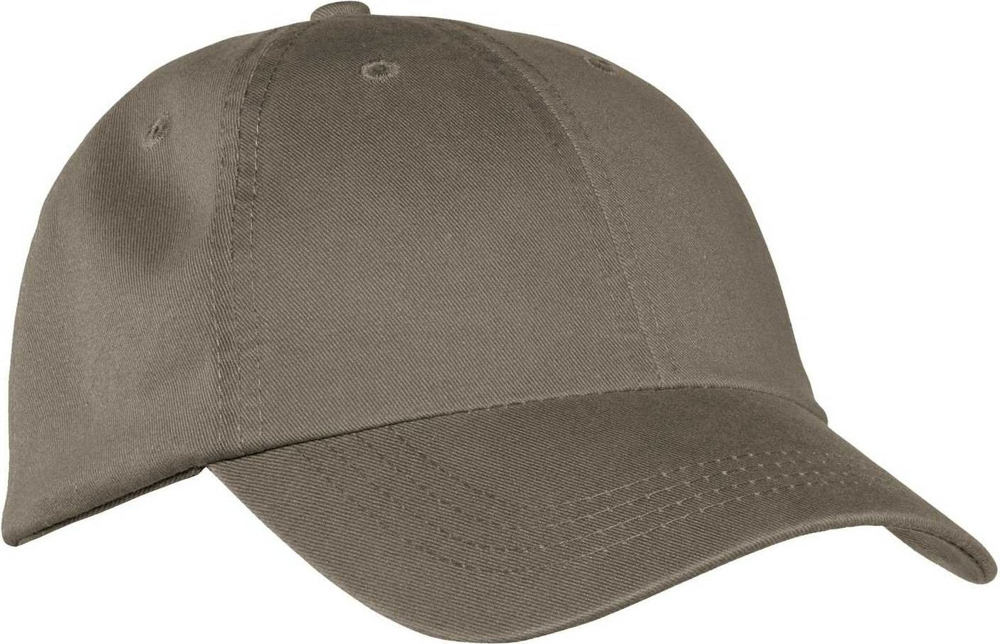 Port & Company CP78 Washed Twill Cap - Driftwood - HIT a Double - 1