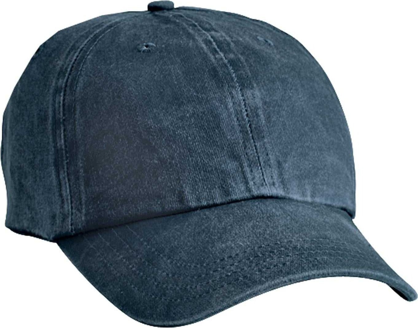 Port & Company CP84 Pigment-Dyed Cap - Navy - HIT a Double - 1