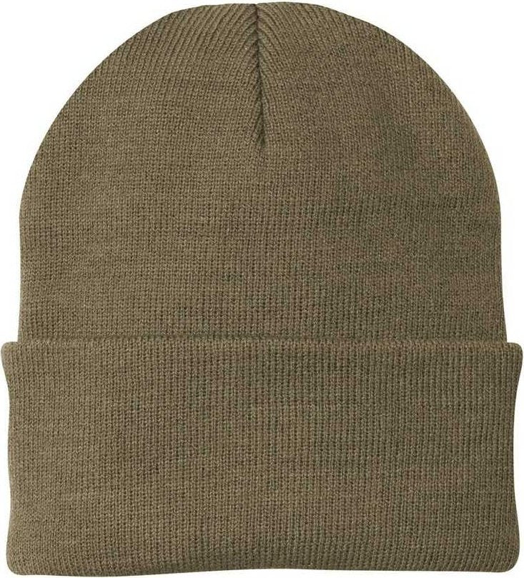 Port & Company CP90 Knit Cap - Coyote Brown - HIT a Double - 1