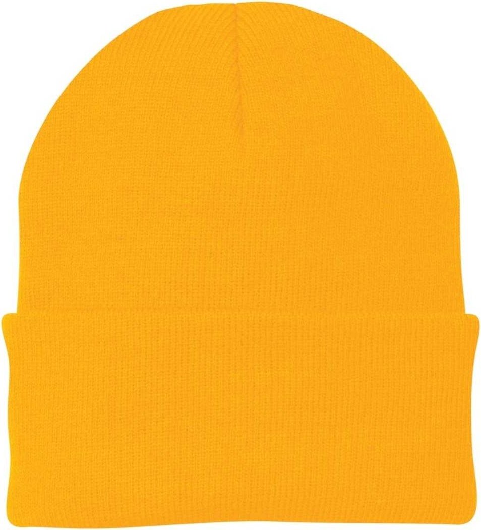 Port & Company CP90 Knit Cap with Cuff - Athletic Gold - HIT a Double - 1