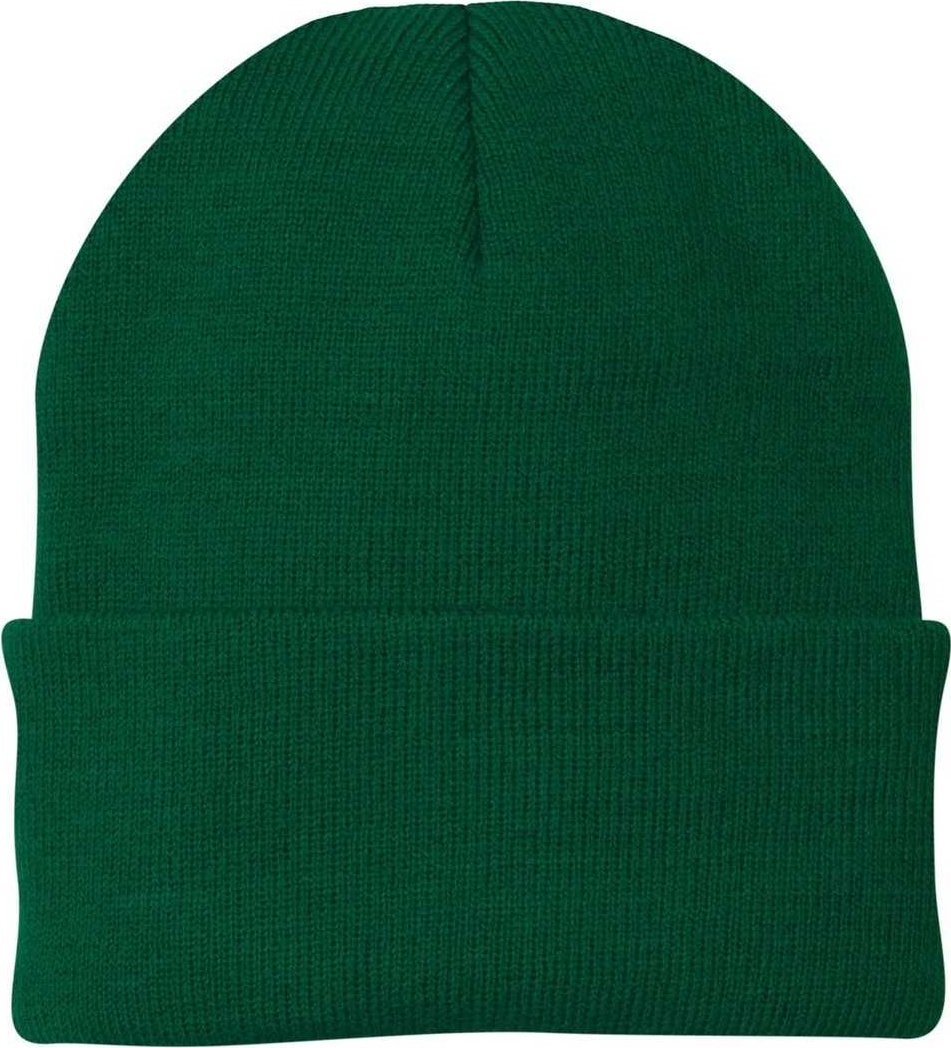 Port & Company CP90 Knit Cap with Cuff - Athletic Green - HIT a Double - 1