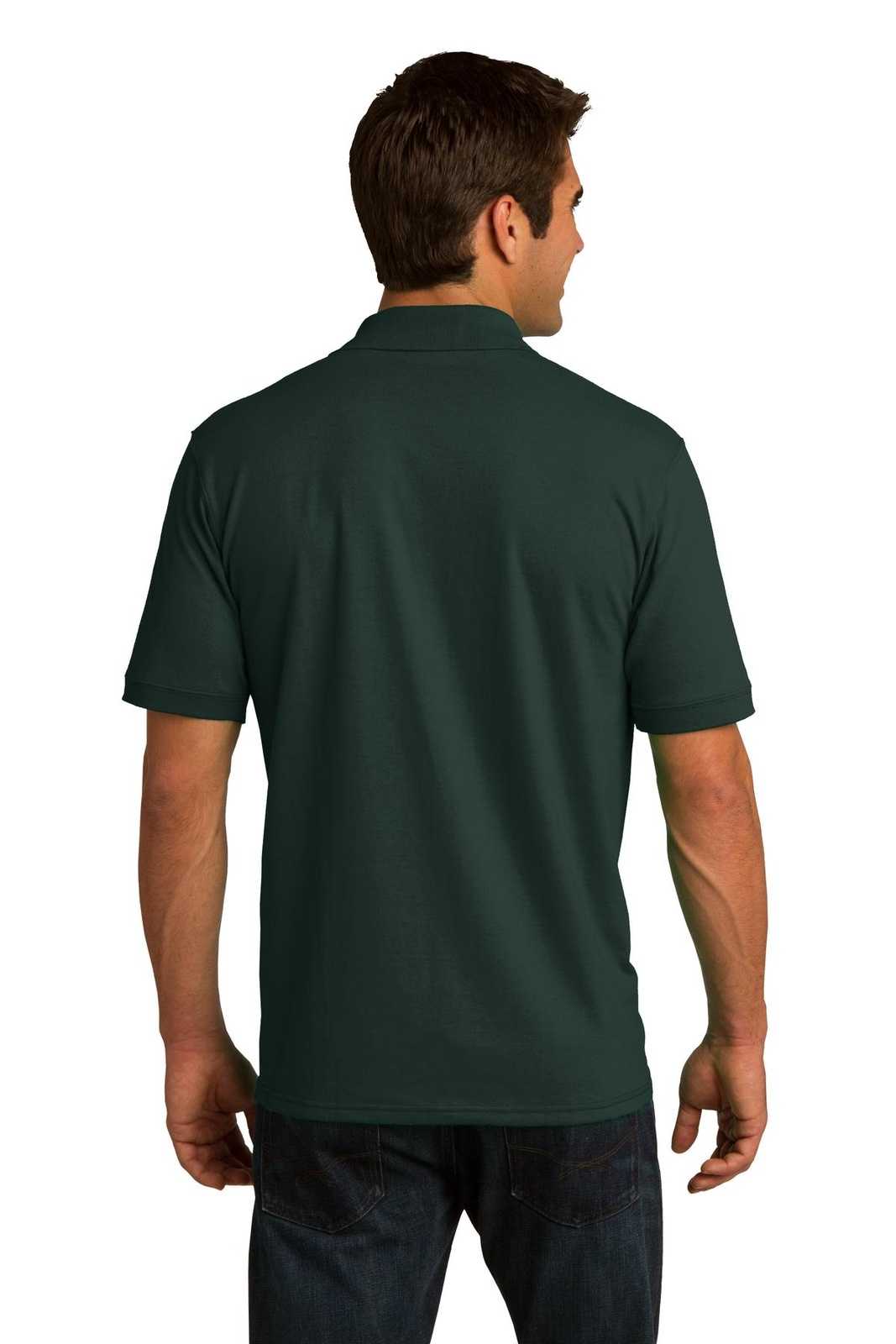Port & Company KP55 Core Blend Jersey Knit Polo - Dark Green - HIT a Double - 1
