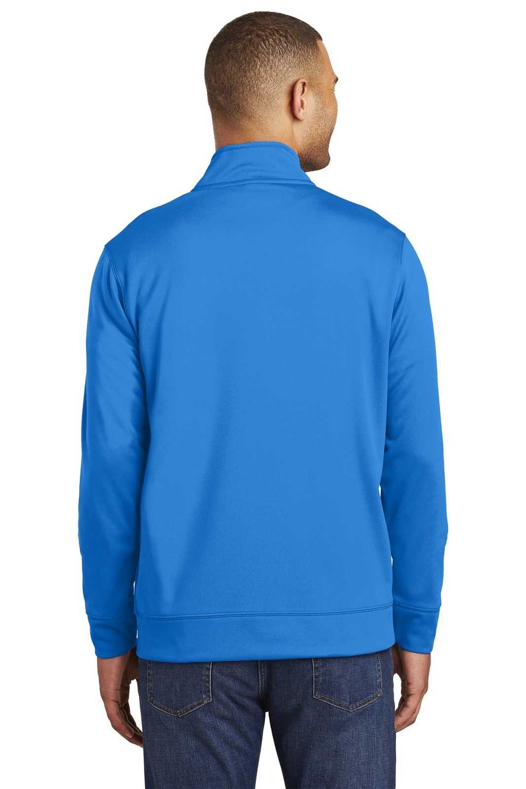 Port & Company PC590Q Fleece 1/4-Zip Pullover Sweatshirt - Royal - HIT a Double - 1