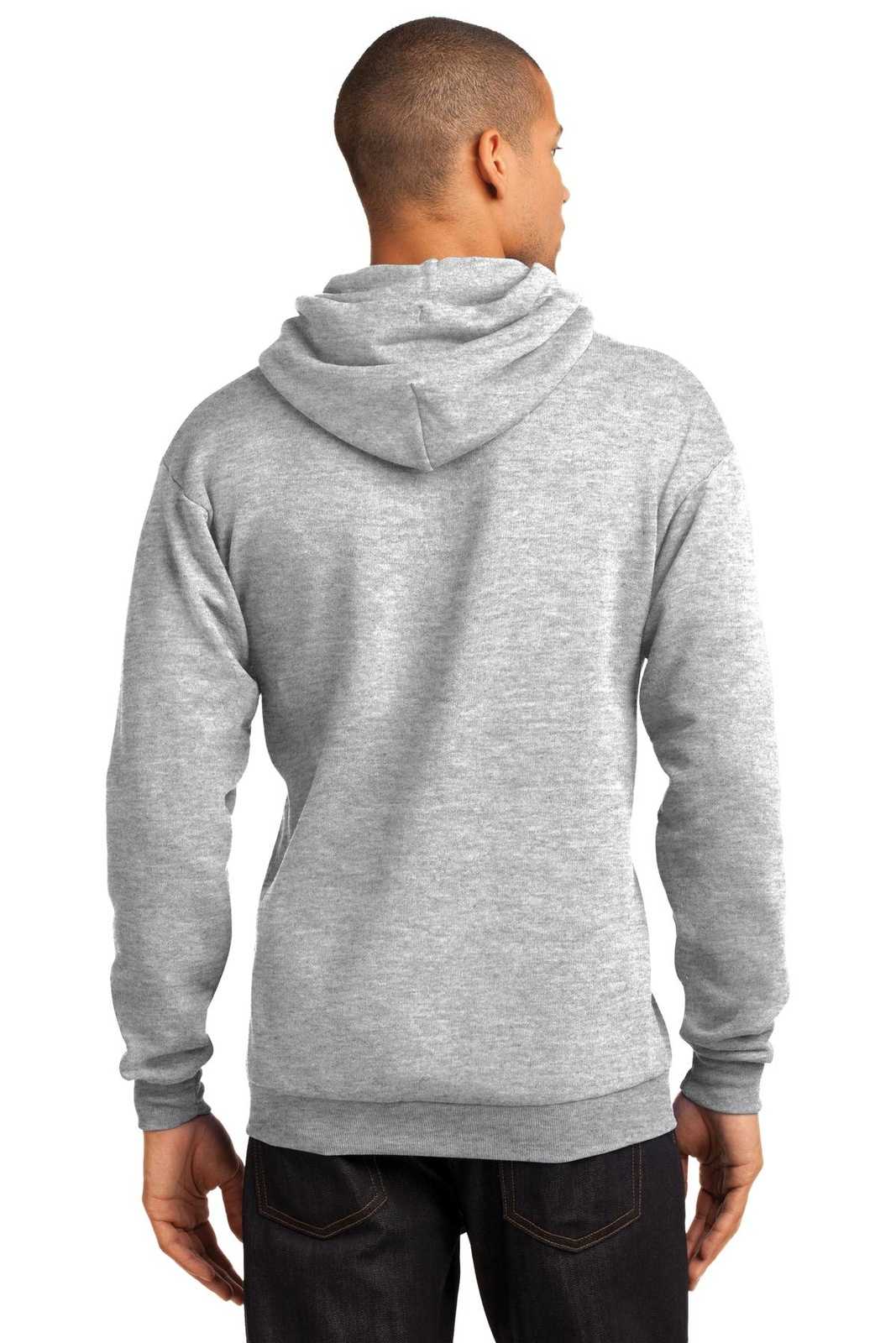 Port & Company PC78H Core Fleece Pullover Hooded Sweatshirt - Ash - HIT a Double - 1