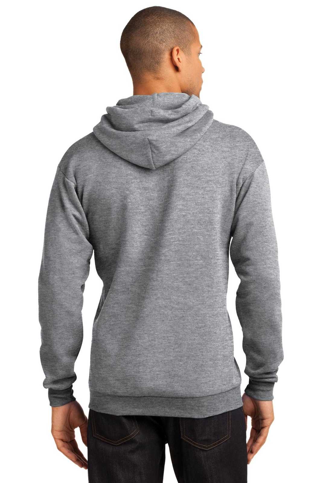 Port & Company PC78H Core Fleece Pullover Hooded Sweatshirt - Athletic Heather - HIT a Double - 1