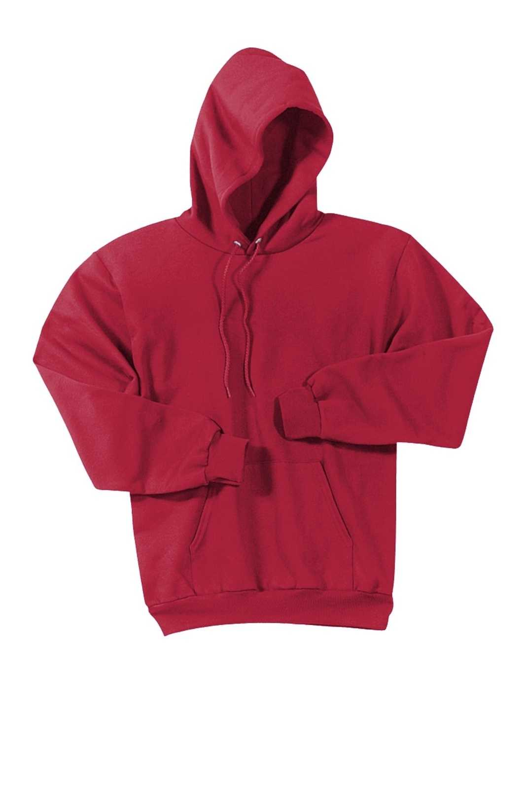 Port & Company PC90HT Tall Essential Fleece Pullover Hooded Sweatshirt - Red - HIT a Double - 1