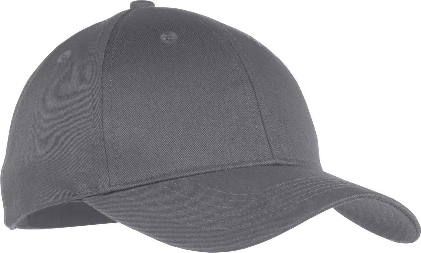 Port & Company YCP80 Youth Six-Panel Twill Cap - Charcoal - HIT a Double - 1