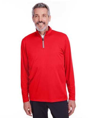 Puma Golf 596807 Men's Icon Quarter-Zip - High Risk Red - HIT a Double