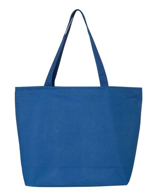 Q-Tees Q611 25L Zippered Tote - Royal - HIT a Double