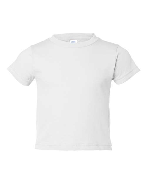 Rabbit Skins 3301T Toddler Cotton Jersey Tee - White - HIT a Double