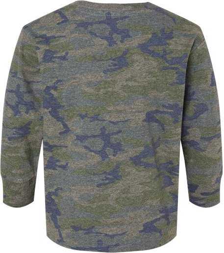 Rabbit Skins 3302 Toddler Long Sleeve Fine Jersey Tee - Vintage Camo" - "HIT a Double