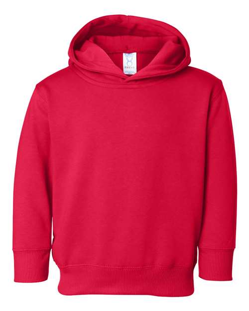 Rabbit Skins 3326 Toddler Pullover Fleece Hoodie - Red - HIT a Double