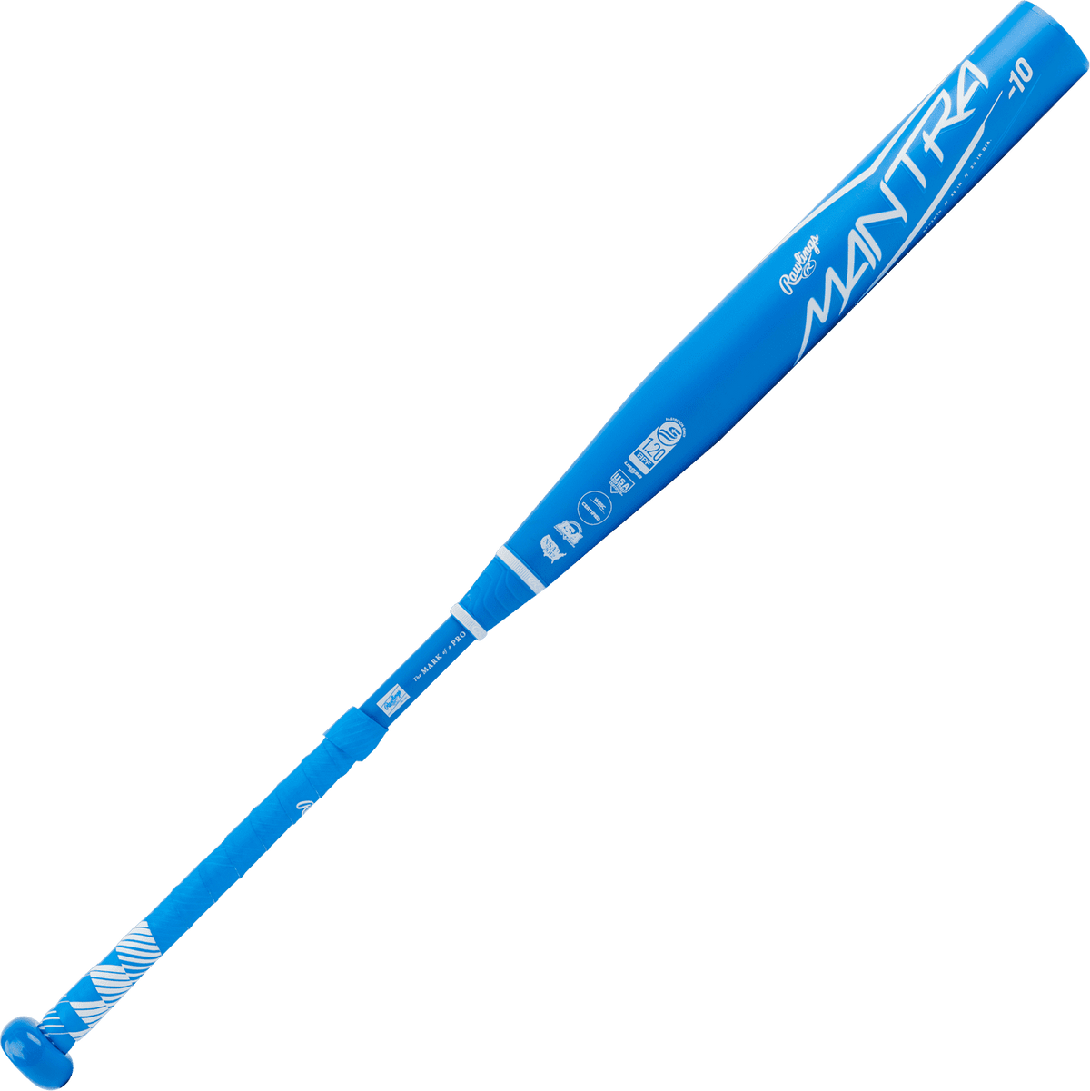 Rawlings 2023 Mantra 2.0 Fastpitch Bat -10 RFP3M10 - Blue - HIT a Double - 2