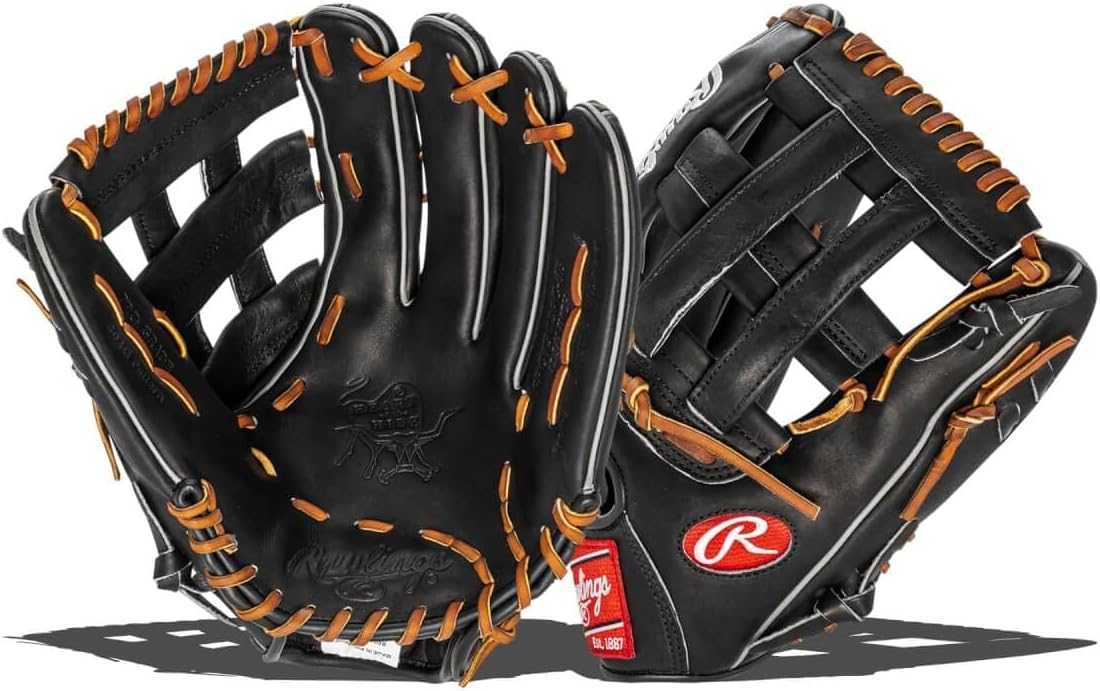 Rawlings Heart of The Hide PROT3029C-6B 12.75&quot; Outfield Glove - Black - HIT a Double