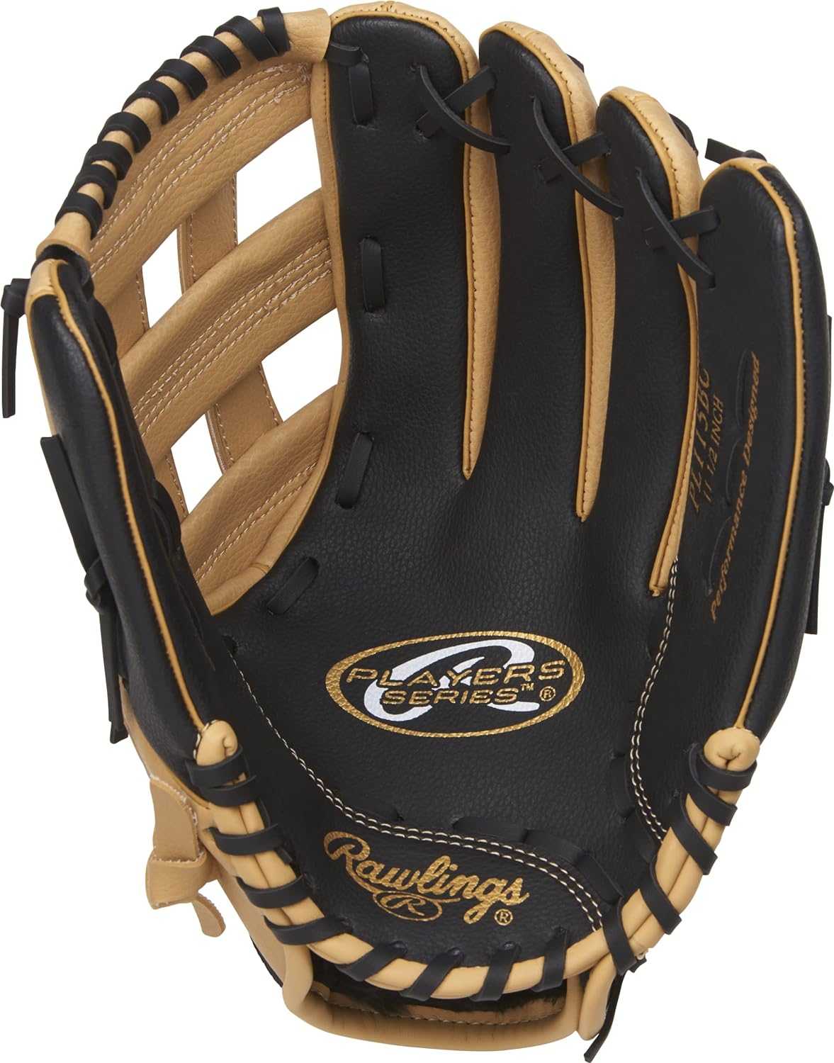 Rawlings PL115BC Players Series T-Ball Baseball Glove - Camel Black - HIT a Double
