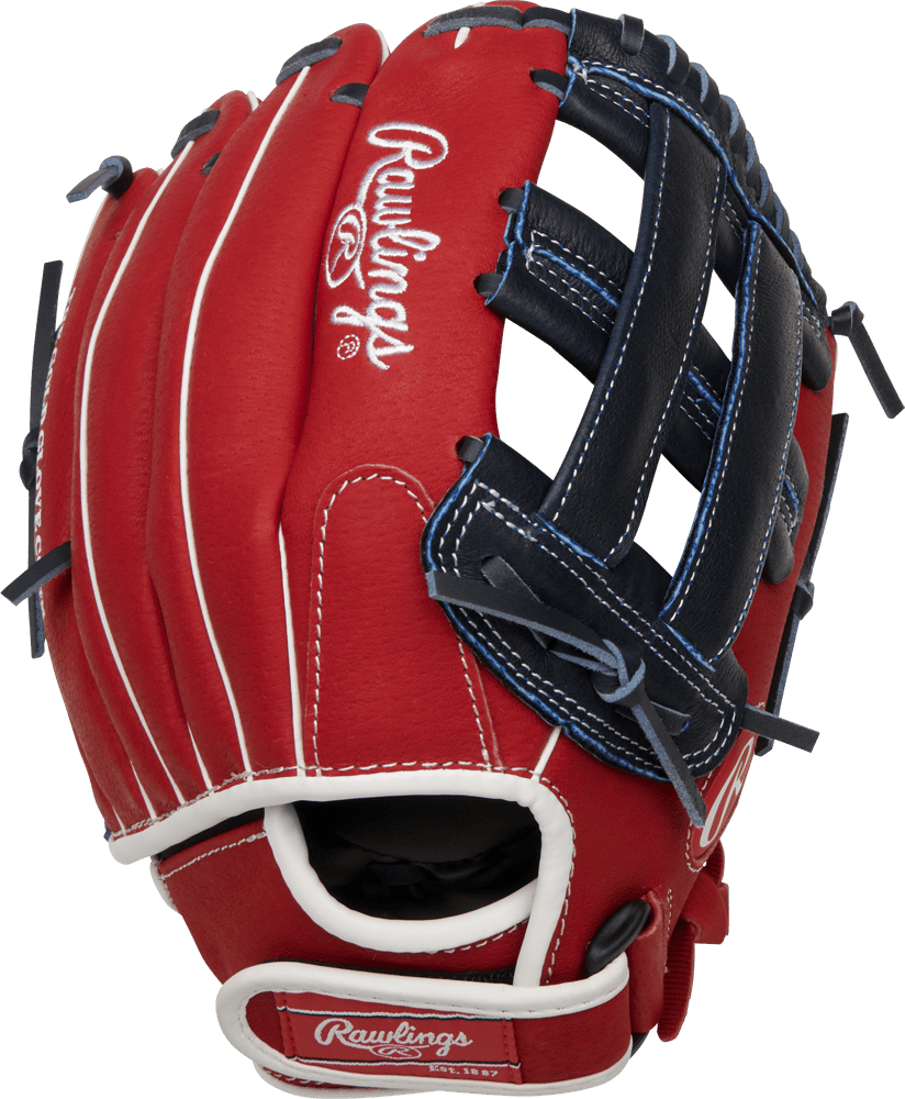 Rawlings Sure Catch 11.50" Bryce Harper Youth Utility Glove SC115BH - Red Black - HIT a Double