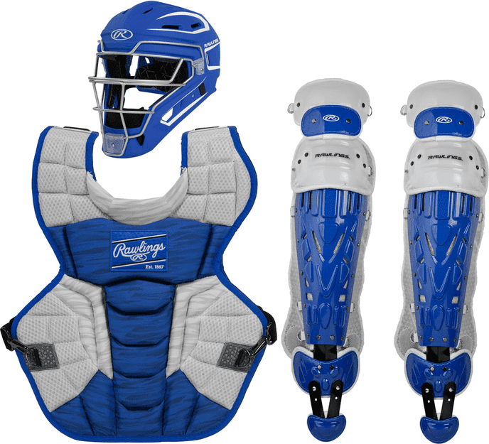 Rawlings 2022 Velo 2.0 Youth Catcher's Set - Royal White - HIT a Double