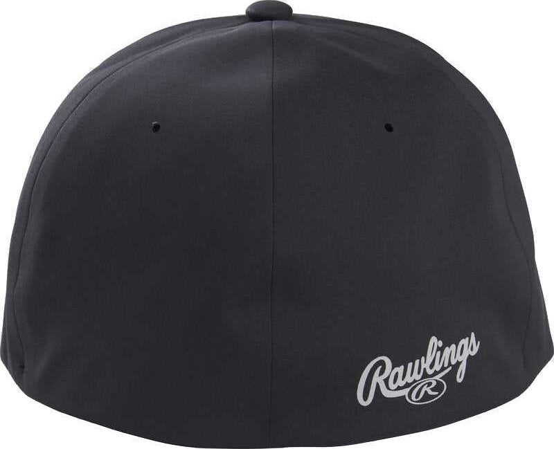Rawlings Gold Collection Flex Fit Hat RSGLH-B - Black - HIT a Double - 2