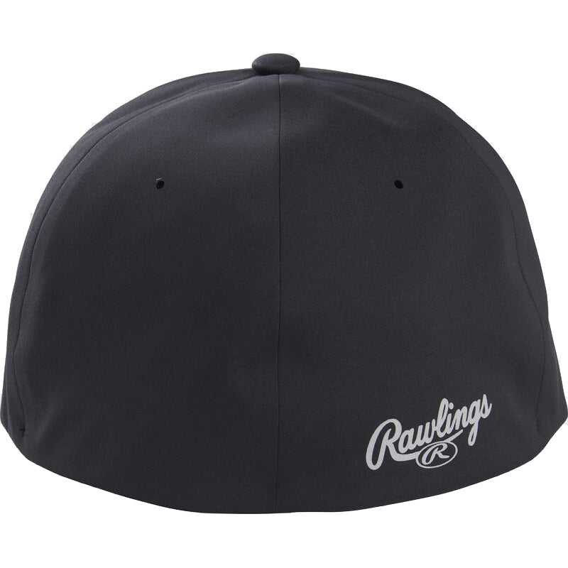 Rawlings Gold Collection Flex Fit Hat RSGLH-B - Black - HIT a Double - 1