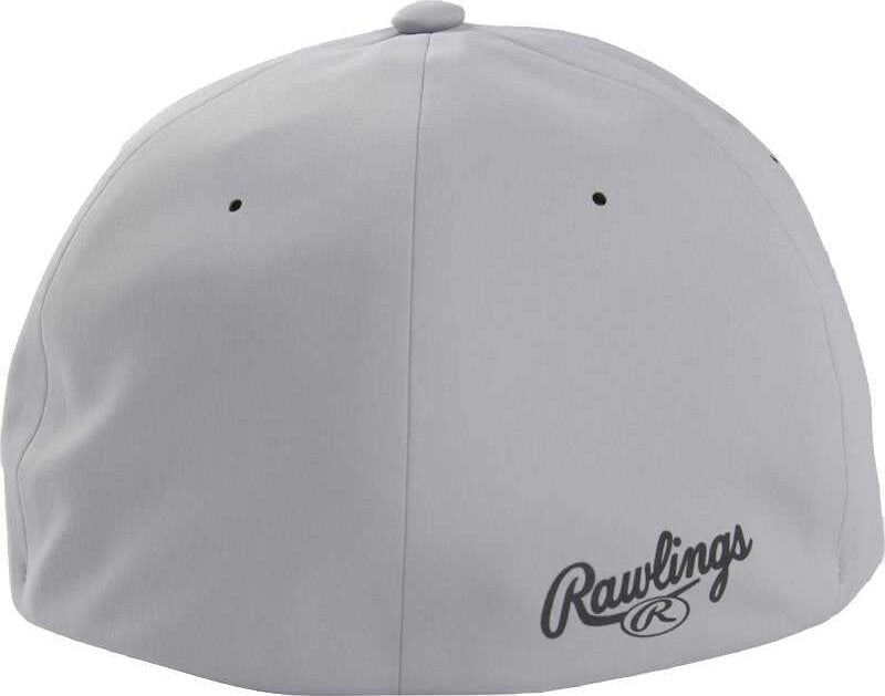 Rawlings Gold Collection Flex Fit Hat RSGLH-G - Gray - HIT a Double - 2