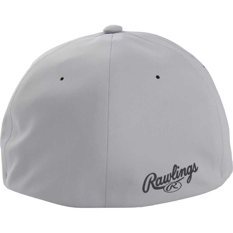 Rawlings Gold Collection Flex Fit Hat RSGLH-G - Gray - HIT a Double - 1