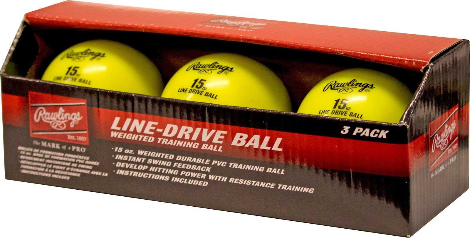 Rawlings Line-Drive Hollow Ball (3 pk.) - HIT a Double