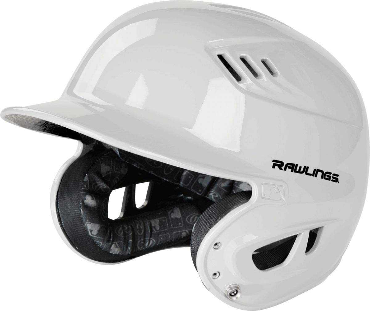 Rawlings R16 Velo Gloss Color Batting Helmet - White - HIT A Double