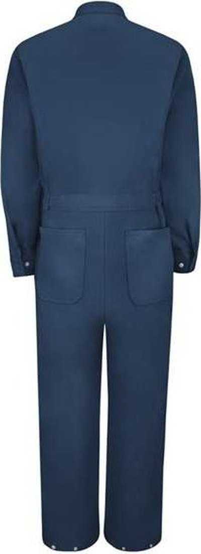 Red Kap CC18L Zip-Front Cotton Coverall Long Sizes - Navy - HIT a Double - 1