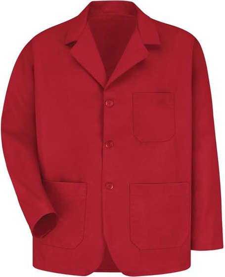 Red Kap KP10 Lapel Counter Coat - Red - HIT a Double - 1