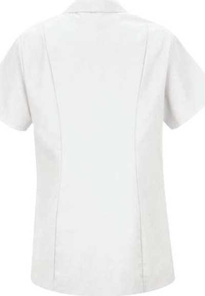 Red Kap KP43 Women's Zip Front Smock - White - HIT a Double - 1