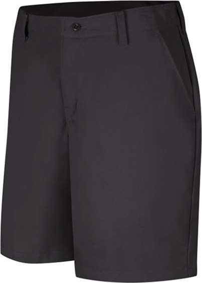 Red Kap PT27 Women's Plain Front Shorts, 8 Inch Inseam - Black - HIT a Double - 1