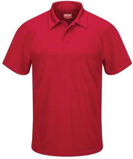 Red Kap SK92 Performance Knit Flex Series Active Polo - Red - HIT a Double - 1